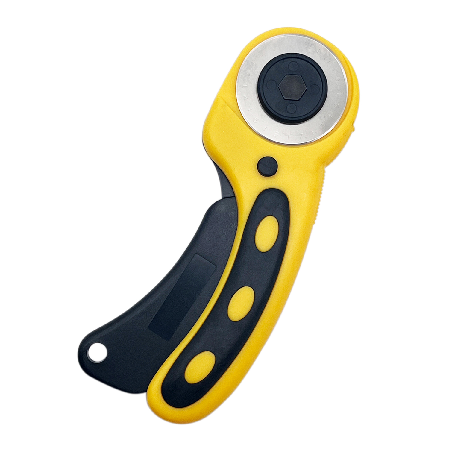 Custom logo Small Leather Cutting Machine Metal Circle Round Blade Die Roller Cutter 45mm Fabric Rotary Cutter for Paper Cloth